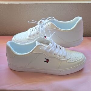 Tommy Hilfiger White Low-Top Sneakers